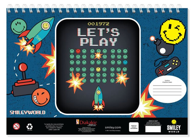 kleurboek Let&#039;s Play junior papier wit