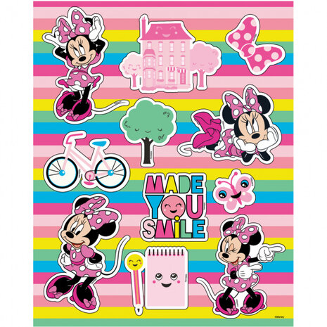 kleurboek Minnie meisjes papier roze 26-delig