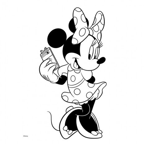 kleurboek Minnie meisjes papier roze 26-delig