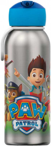 isoleerfles Paw Patrol junior 350 ml RVS/siliconen