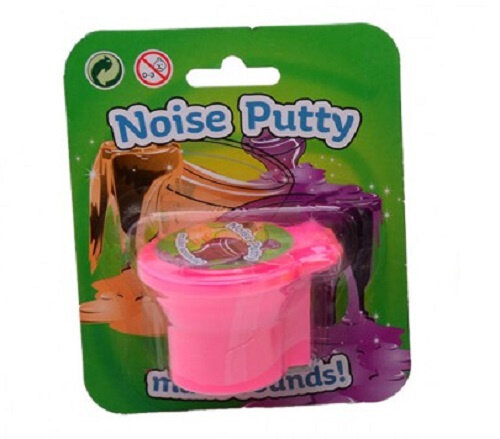 slijm Toilet Putty junior 11,5 x 13 cm roze