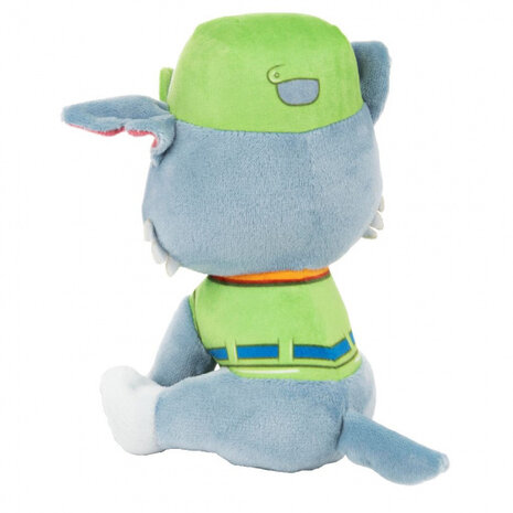 knuffel Paw Patrol Rocky 15 cm pluche groen/grijs