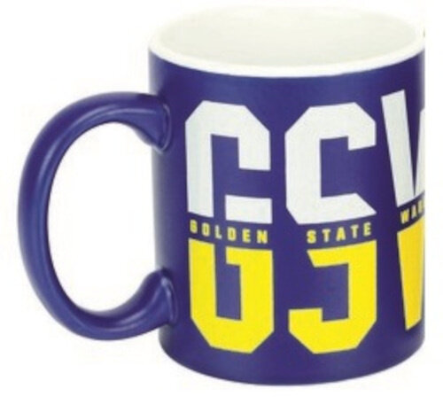 mok Golden State Warriors 14 x 9 cm keramiek donkerblauw
