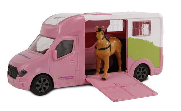 paardentruck Anemone junior 20 cm roze 3-delig