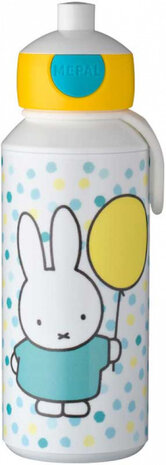 drinkfles Nijntje Confetti junior 400 ml ABS wit