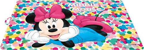 placemat Minnie Mouse meisjes 43 x 28,1 cm roze