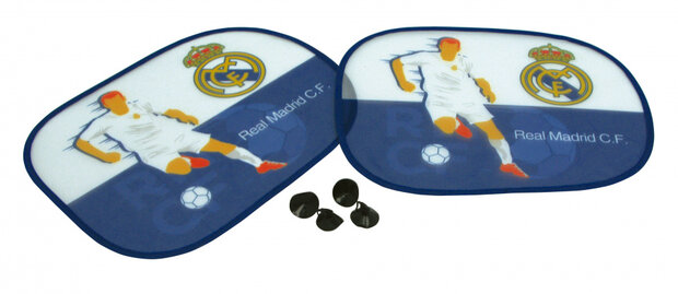 zonneschermen Real Madrid zijraam 36 x 45 cm 2 stuks