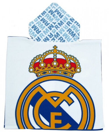 badponcho Real Madrid junior microvezel one-size