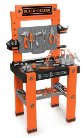 werkbank Black &amp; Decker 56 x 39 x 103 cm zwart/oranje