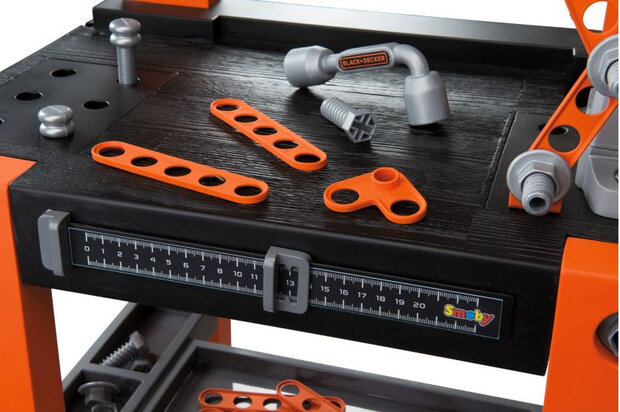 werkbank Black &amp; Decker 56 x 39 x 103 cm zwart/oranje