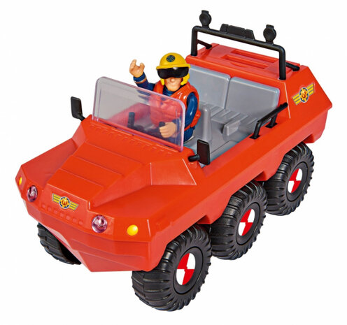 speelset Brandweerman Sam Hydrus 20 cm rood