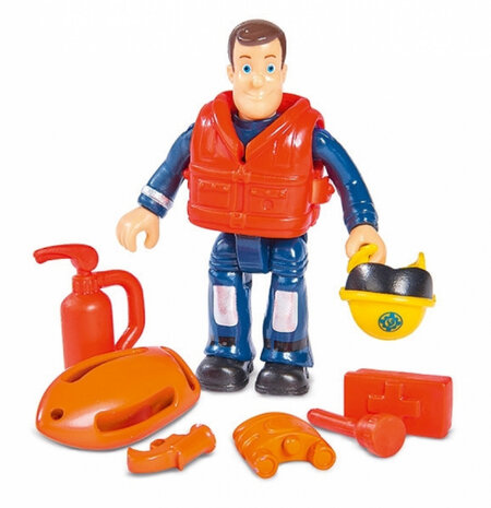 speelset Brandweerman Sam Hydrus 20 cm rood