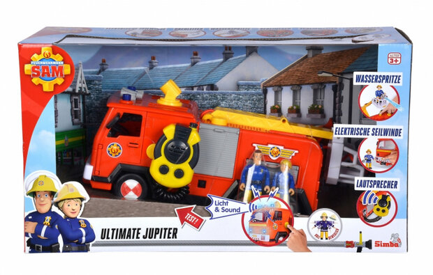 speelset Brandweerman Sam Ultimate Jupiter 20 cm rood