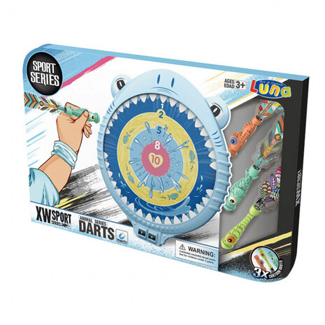 dartspel Sport Series 42 x 28 x 3 cm blauw