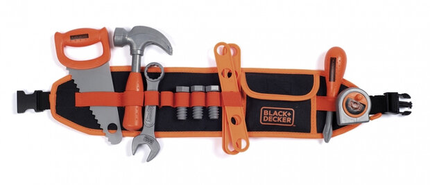 gereedschapsriem Black+Decker oranje 15-delig