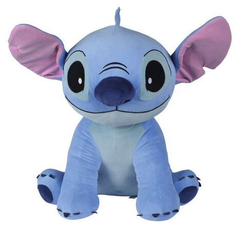 knuffel Disney Stitch 65 cm textiel blauw/grijs