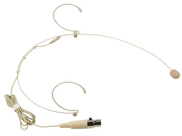 hoofdmicrofoon draagbare zender 20Hz beige