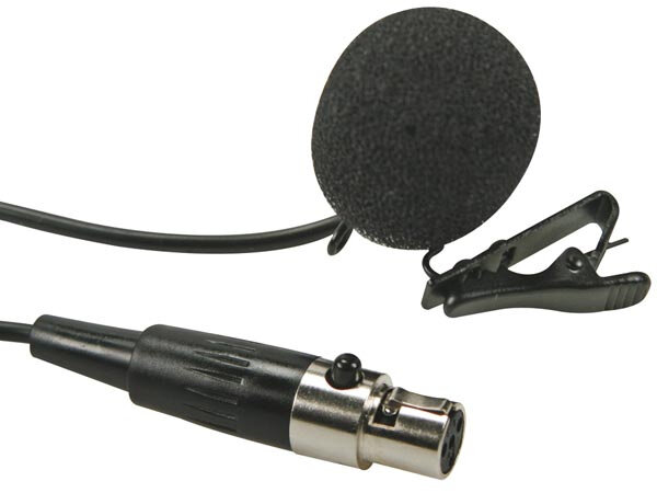 dasspeldmicrofoon Micw43 / 30 Hz 1,1 meter zwart