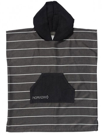 badponcho Pinner junior 78 x 89 cm polyester zwart