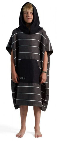 badponcho Pinner junior 78 x 89 cm polyester zwart