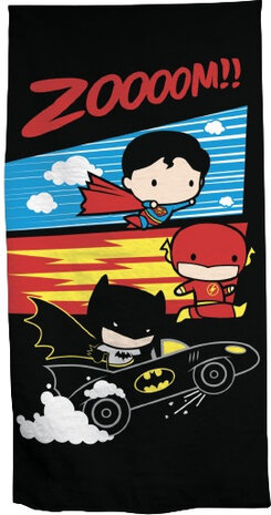 strandlaken Batman 70 x 140 cm polyester zwart
