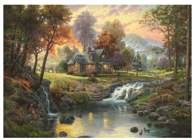 legpuzzel Mountain Retreat karton 1000 stukjes