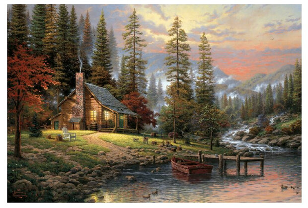 legpuzzel A Peaceful Retreat karton 500 stukjes
