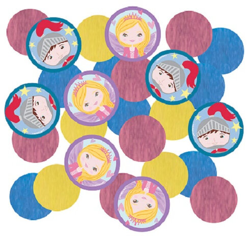 confetti Princess &amp; Knight junior 14 gr papier