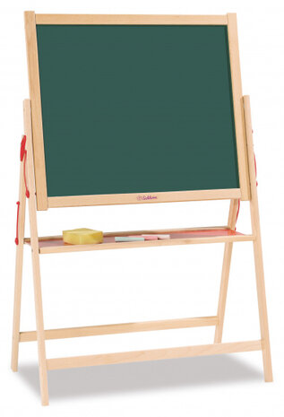 tekenbord magnetisch 35 x 56 x 87 cm hout naturel