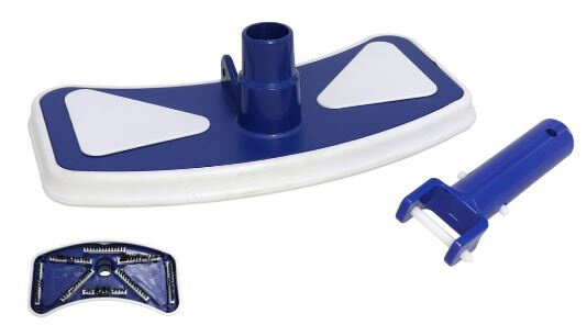 reinigingsstofzuiger 28,5 x 15 cm blauw/wit 2-delig