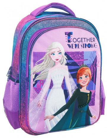 rugzak Frozen II meisjes 43 x 32 cm roze/paars