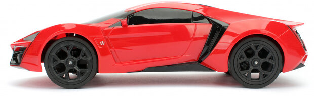 RC auto Fast &amp; Furious Lykan Hypersport 1:16 rood