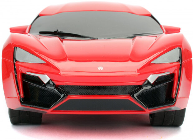 RC auto Fast &amp; Furious Lykan Hypersport 1:16 rood