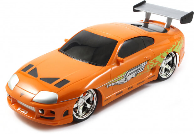RC auto Fast &amp; Furious Toyota Supra 1:16 oranje