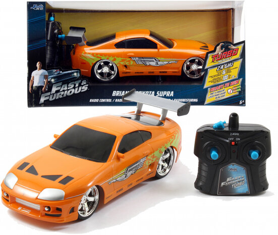 RC auto Fast &amp; Furious Toyota Supra 1:16 oranje