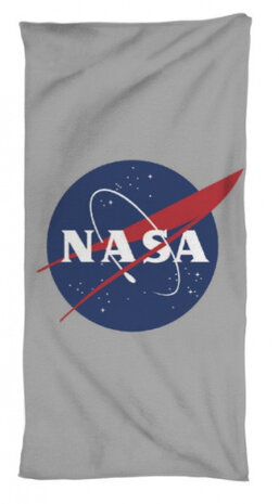 strandlaken Nasa junior 70 x 140 cm katoen grijs/blauw