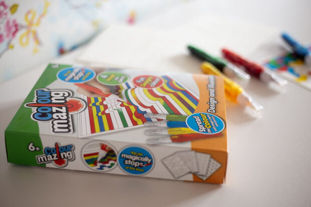 kleurset Design en Illusie junior papier 8-delig