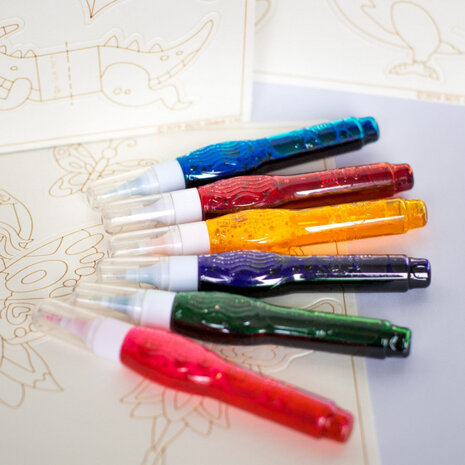 kleurset 3D Magisch Avontuur junior papier 10-delig