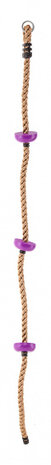 touwladder 190 x 2,6 cm polyetheen paars