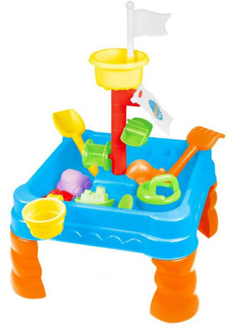 zand- en watertafel junior 40 x 40 x 58,8 cm 21-delig