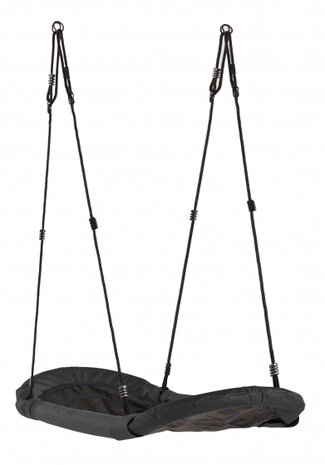 nestschommel 167 x 71 x 6 cm polyester zwart