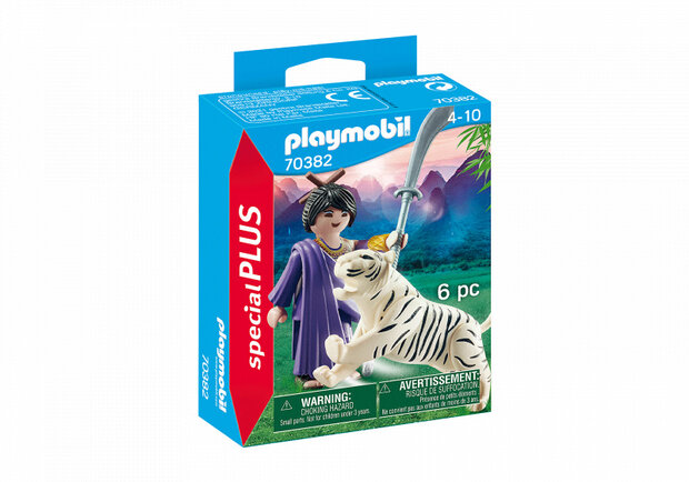 Special Plus - Aziatische vechter met tijger (70382)