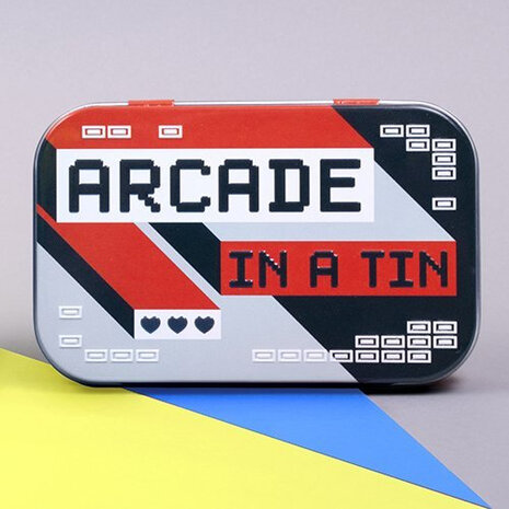 spel Arcade 3-in-1 junior 20 x 10 cm tin