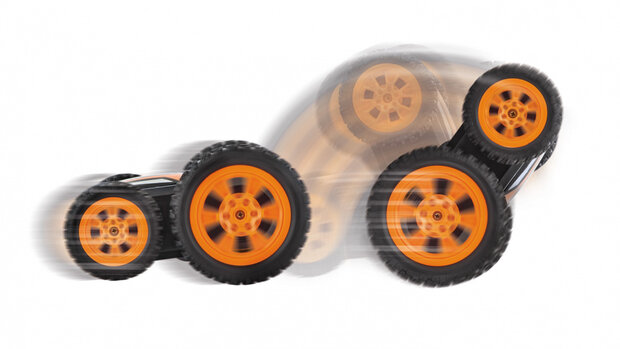 stuntauto Supercross RC 2,4GHz zwart/oranje