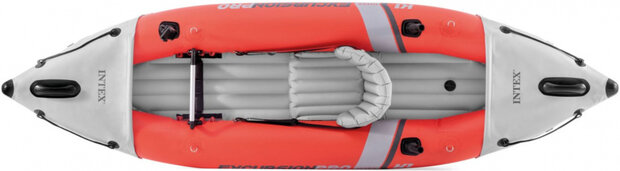 opblaaskajak Excursion Pro K1 305 cm vinyl rood 3-delig