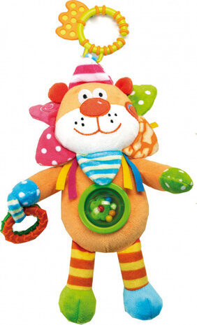 knuffel Multiplay junior 30 cm polyester oranje