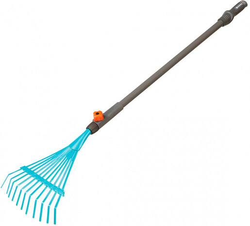 bladhark junior 88,5 cm staal turquoise/grijs