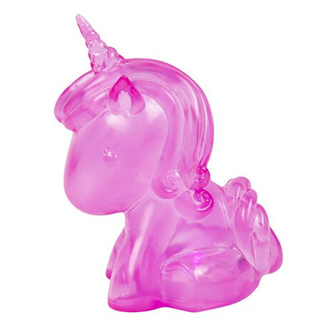 sfeerlicht Jelly Eenhoorn junior 18 cm roze