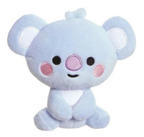 knuffel Koya BT21 junior 13 cm pluche blauw