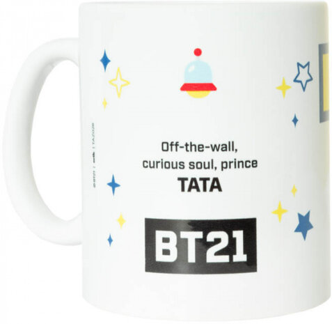 mok BT21 Taza junior 300 ml keramiek wit